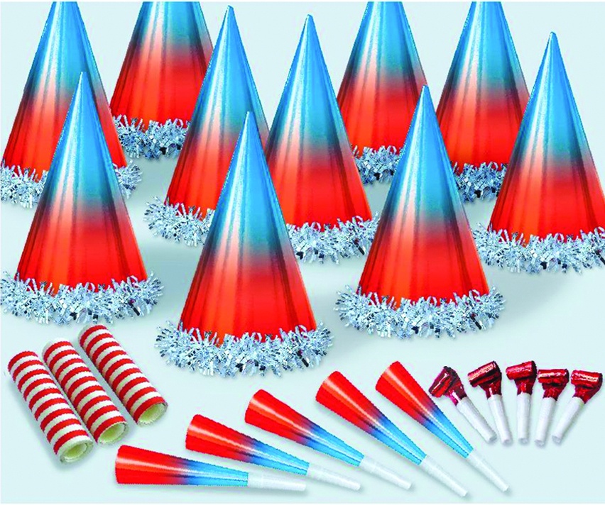 Blue Red Assortment for 10