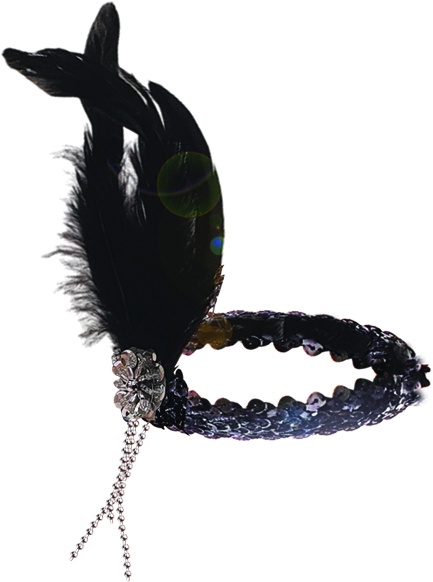 Headband Feather Chain Fascinator