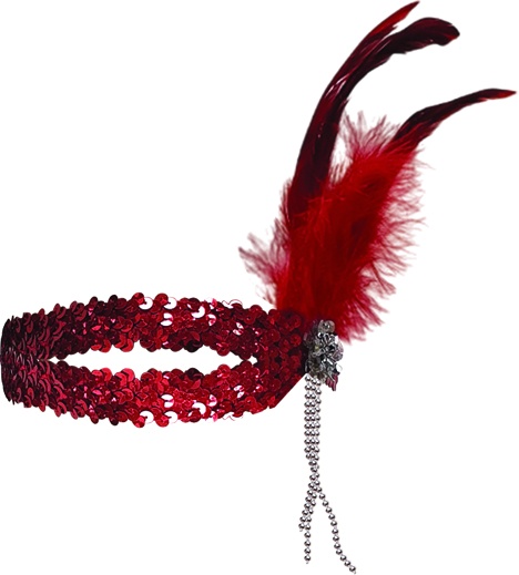 Headband Feather Chain Flapper