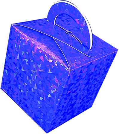 Holographic Party Box, 10cm