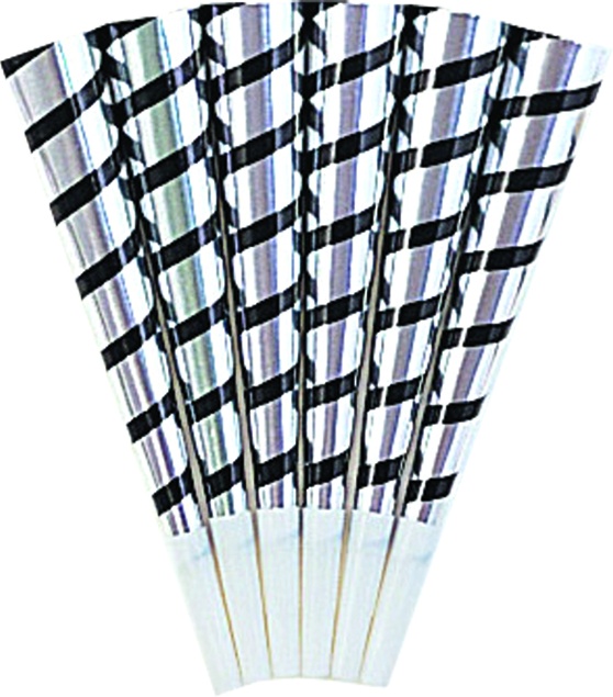 Foil Horn Banded, 25cm
