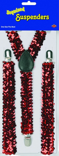 Sequin Suspenders