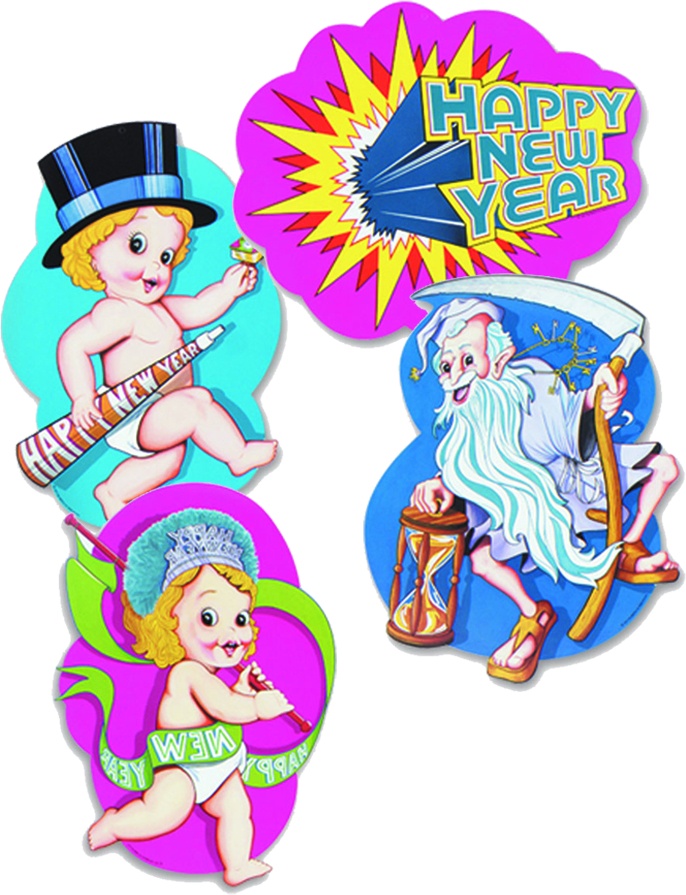 New Year Cutouts