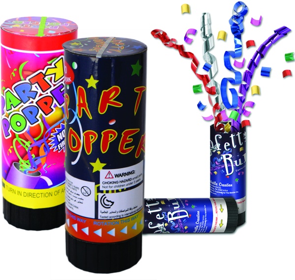 Confetti Party Popper, 11cm