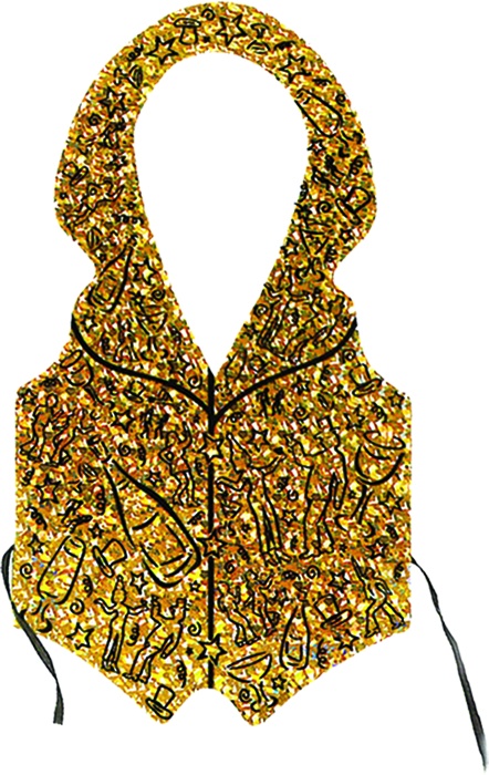 Foil Top Hat with Stars