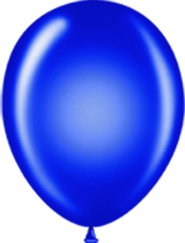 Biodegradable Helium-Quality Metallic Balloons, 12"