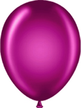 Biodegradable Helium-Quality Metallic Balloons, 12"