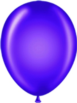 Biodegradable Helium-Quality Metallic Balloons, 12"