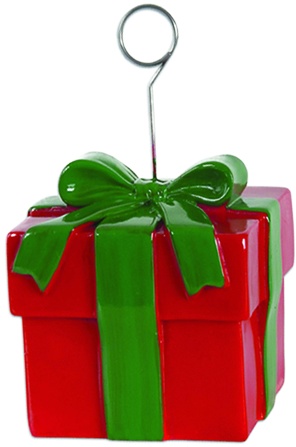 Christmas Gift Box Balloon/Card Holder, 170g