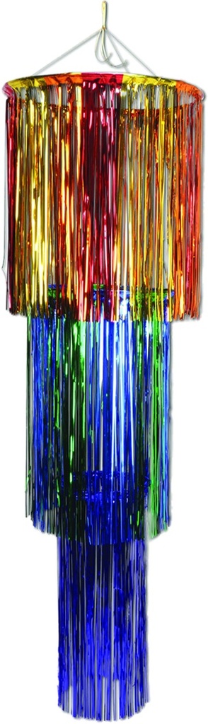 3-Tier Shimmering Chandelier, 1.2m