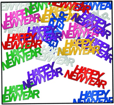 Happy New Year Confetti, 14g