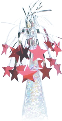 Cone with Stars Table Decoration, 43cm