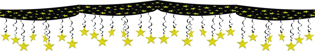 The Stars Are Out Ceiling Decor, 3.6m