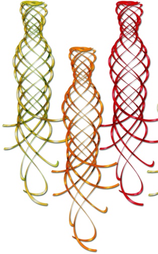 Shimmering Whirls, 50cm