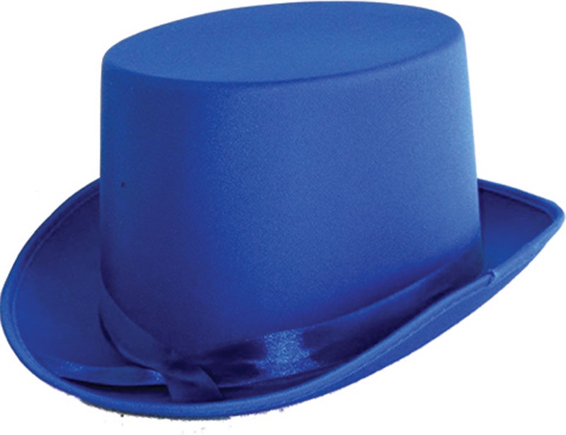 Satin Self-Band Top Hat