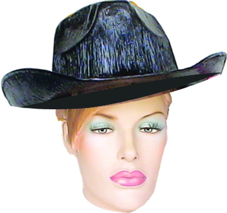 Shiny Fabric Cowboy Hat
