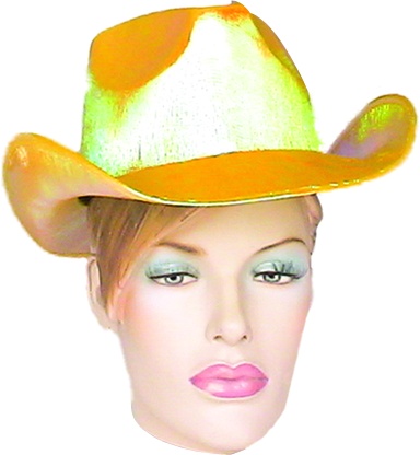 Shiny Fabric Cowboy Hat