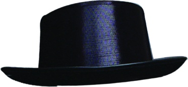 Satin Boater Hat