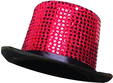 Sequin Crown Top Hat