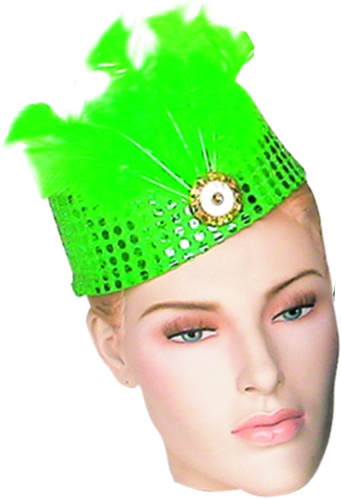 Sequin Feather Fascinator