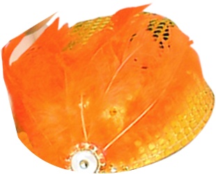 Sequin Feather Fascinator