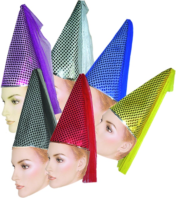 Sequin Cone Hat