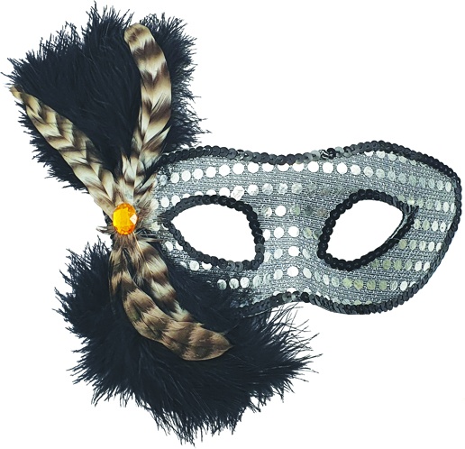 Feather Mask Barred Side Spray