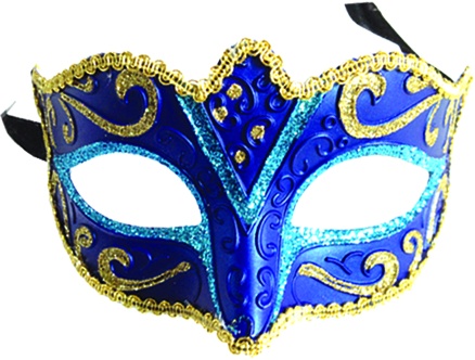 Feather Mask Pointed Crest