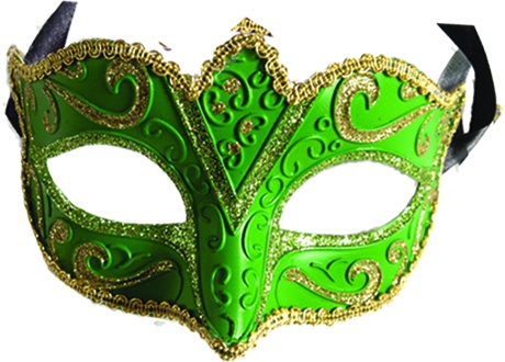 Feather Mask Pointed Crest