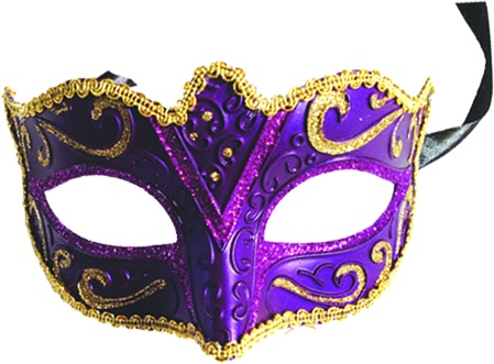 Feather Mask Pointed Crest