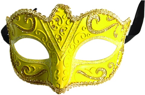 Feather Mask Pointed Crest