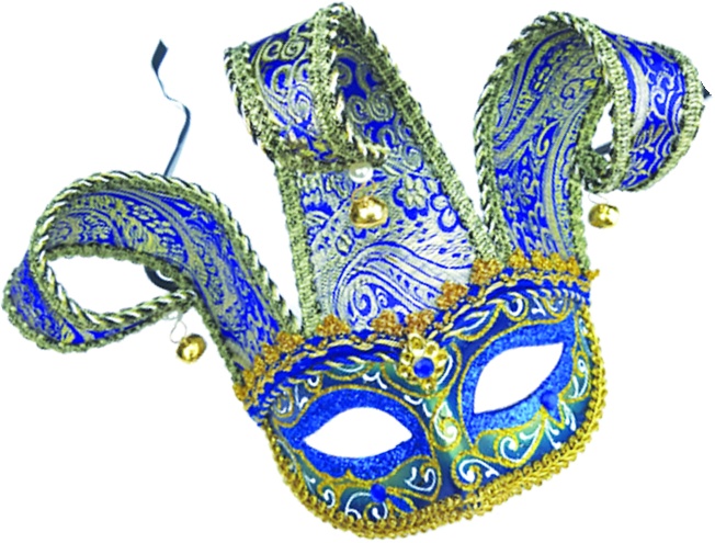 Jester Mask with Bells