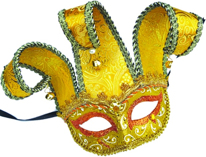 Jester Mask with Bells