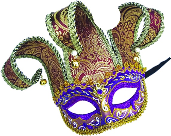 Jester Mask with Bells