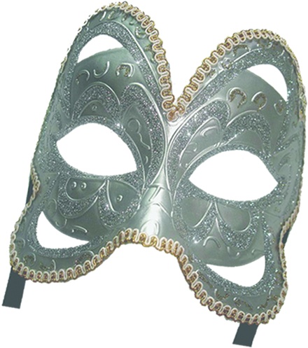 Plastic Mask Filigree Braid
