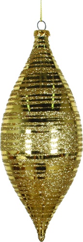 Glittered Shuttle Ribbed Bands, 18cm
