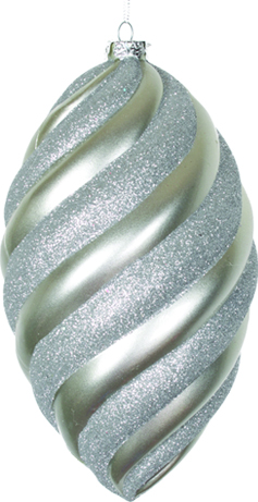Glittered Striped Drop, 20cm
