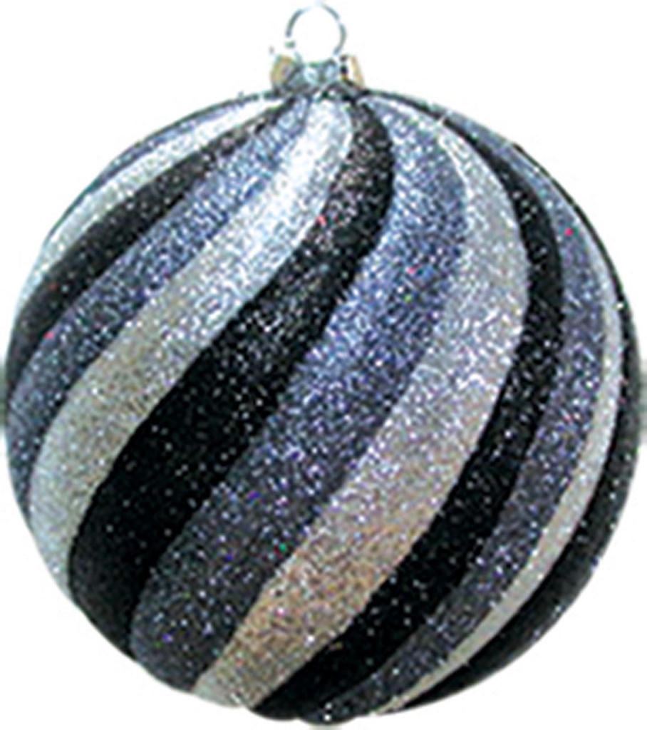 Ball Spiral Glitter, 10cm