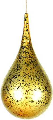 Drop with Shiny Specks, 10.5cm