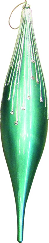 Decorative Glittered Shuttle, 33cm