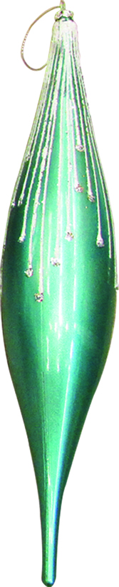 Decorative Glittered Shuttle, 33cm