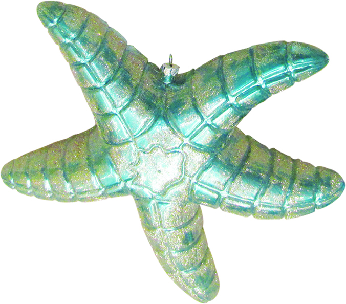 Glittered Starfish, 25cm