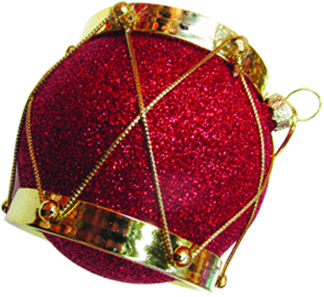 Drum Ornament, 8cm