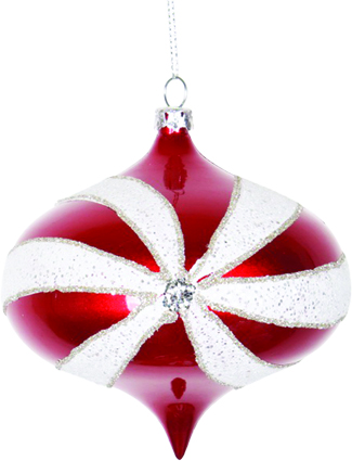 Glittered Onion, 10cm