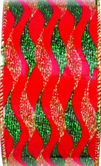 Glittered Satin Ribbon, 9.1m