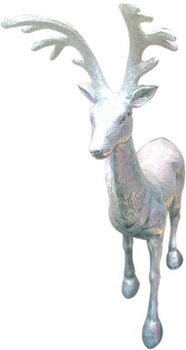 Deer with Antique Finish, 73cm
