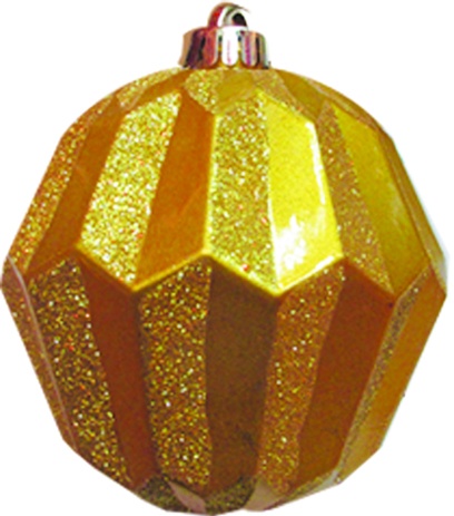 Glittered Concave Ball, 13cm
