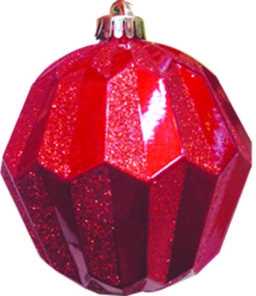 Glittered Concave Ball, 13cm