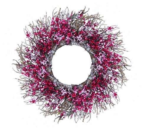 Wintry Berry Wreath, 50cm
