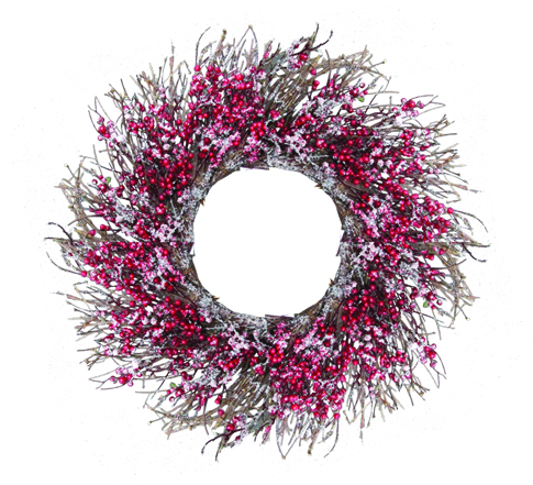 Wintry Berry Wreath, 50cm
